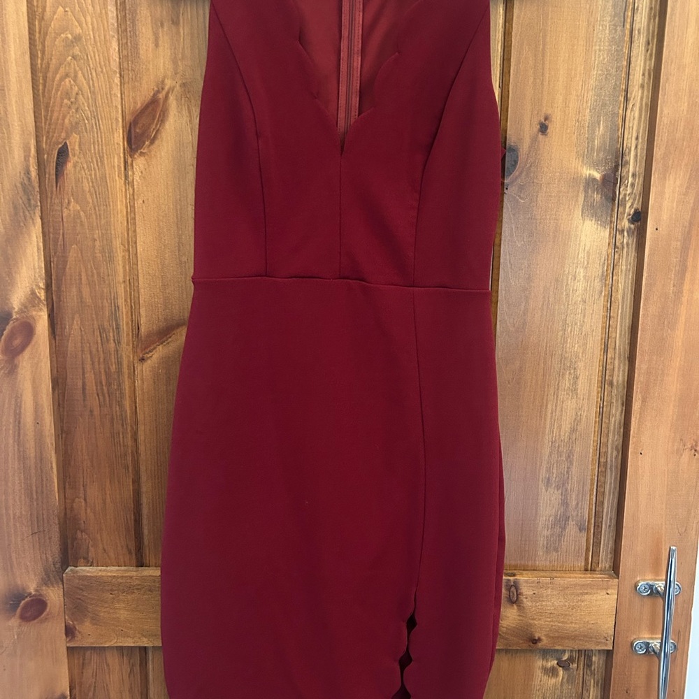 Lulu's Burgundy Dress